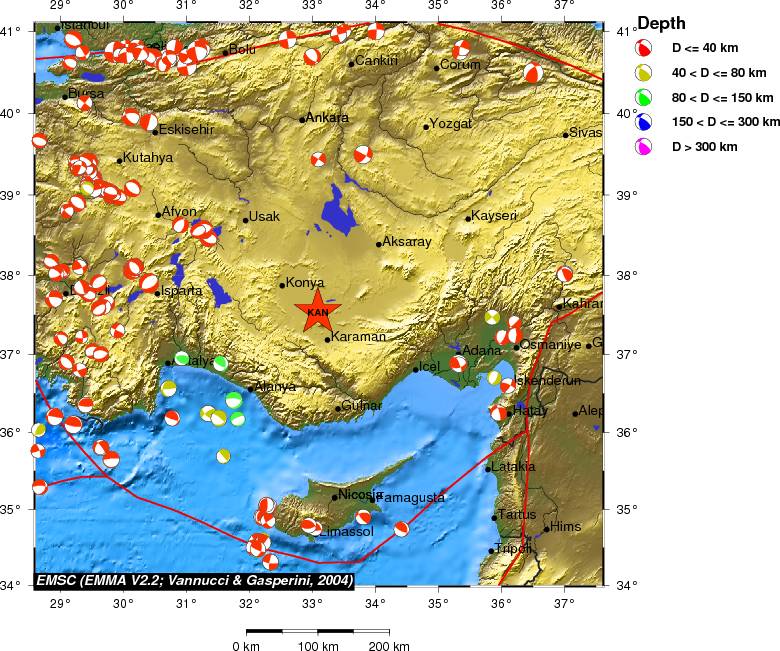 Regional moment Tensor