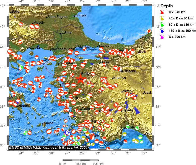 Regional moment Tensor