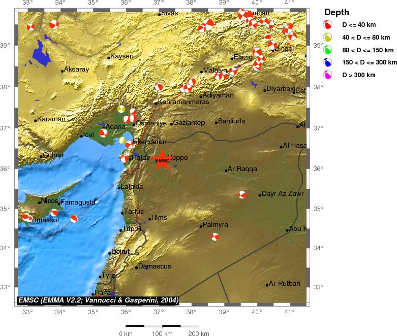 Regional moment Tensor