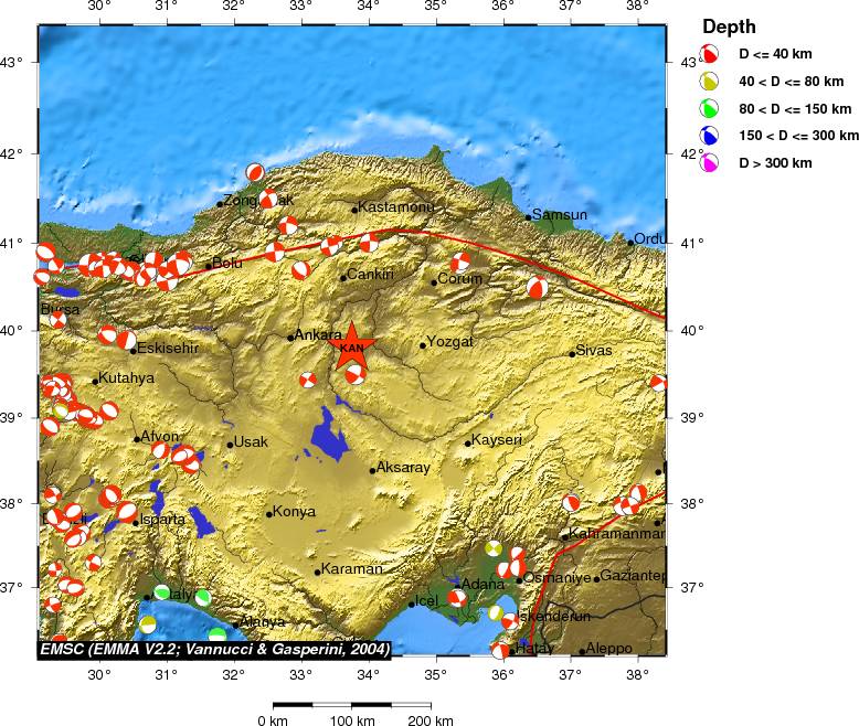 Regional moment Tensor