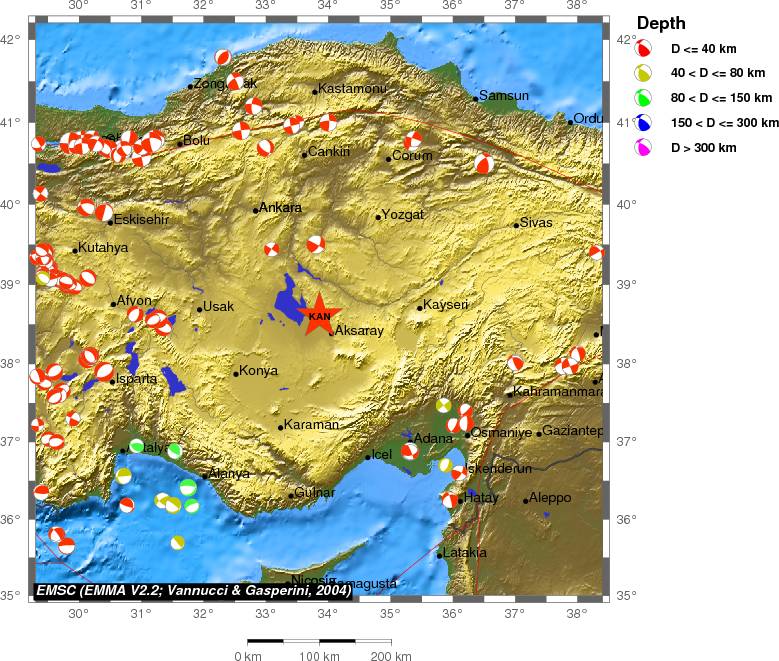 Regional moment Tensor