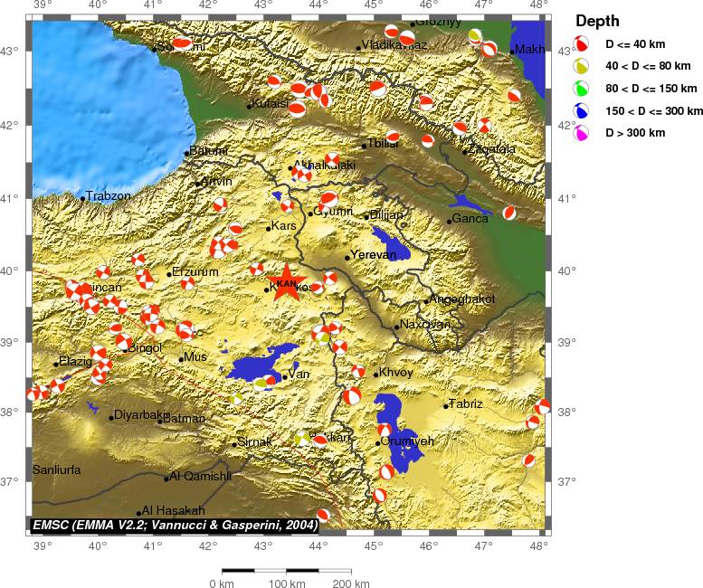 Regional moment Tensor