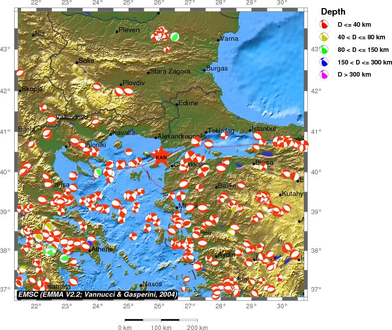Regional moment Tensor