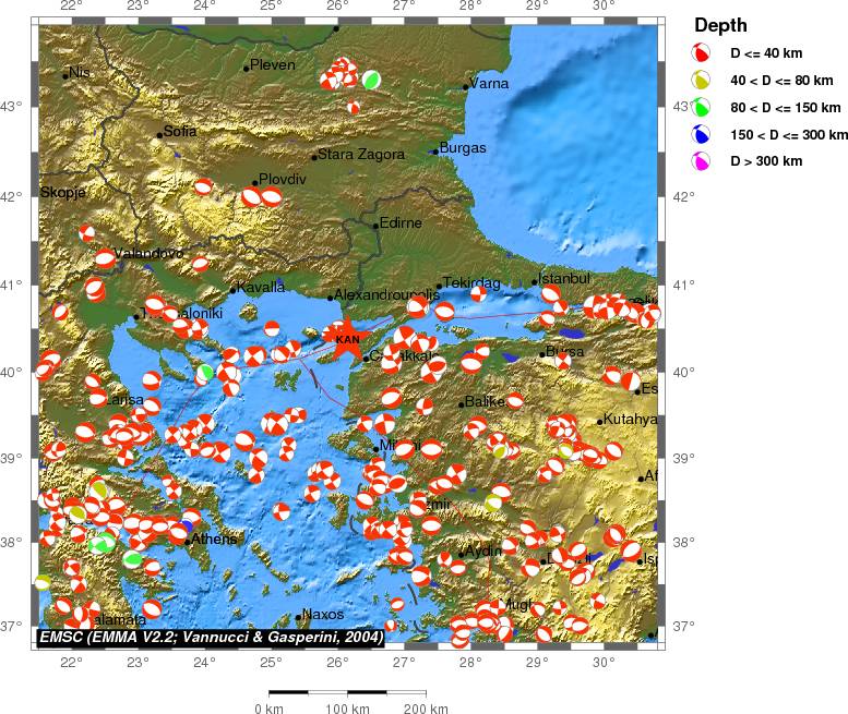 Regional moment Tensor