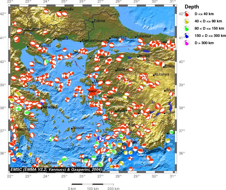 Regional moment Tensor