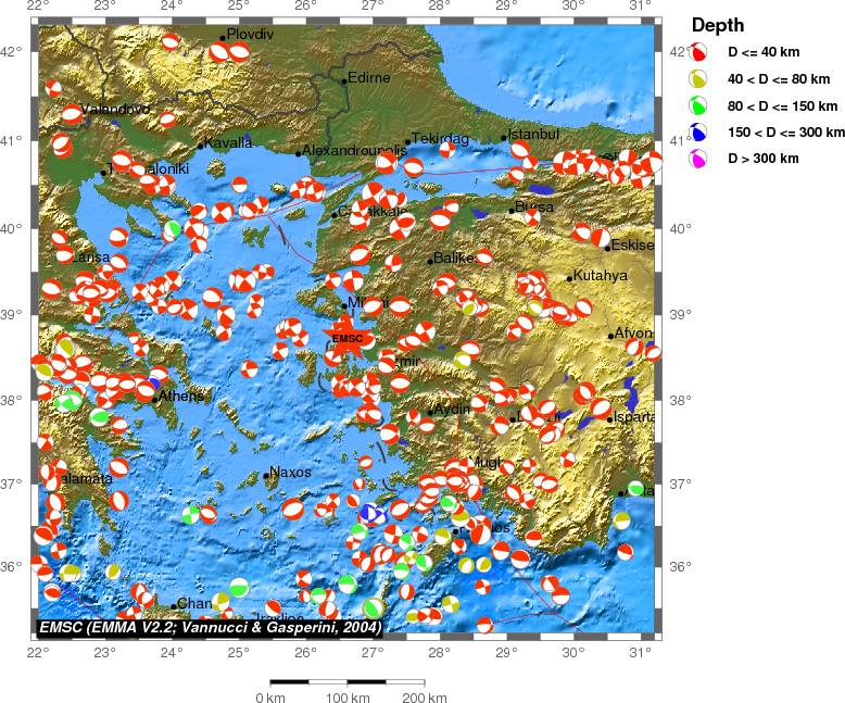 Regional moment Tensor