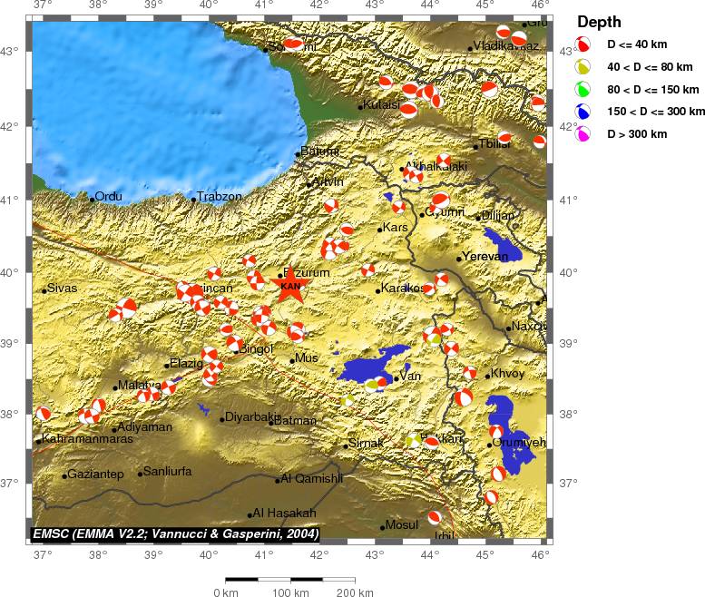 Regional moment Tensor