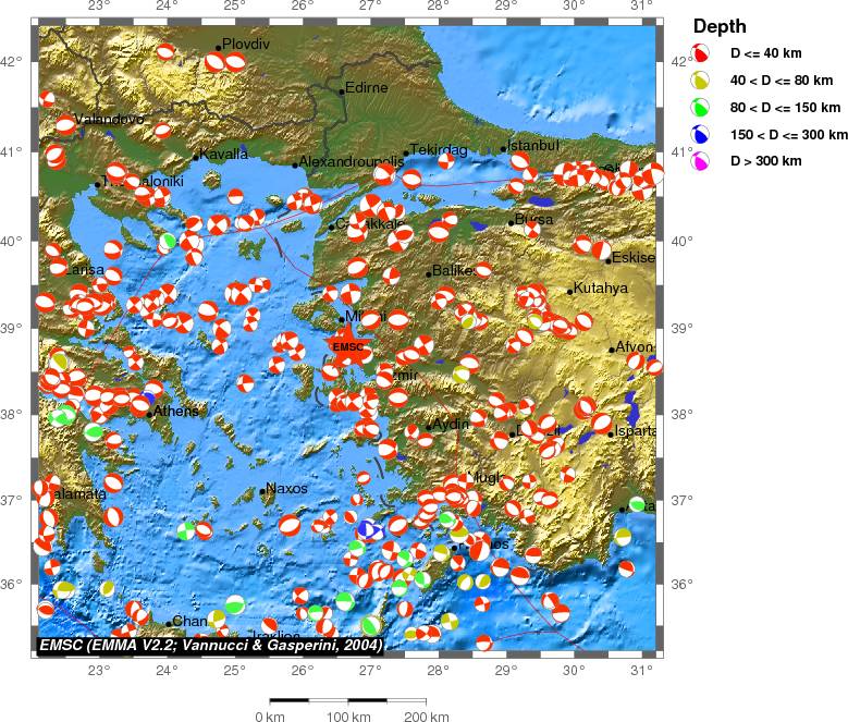 Regional moment Tensor