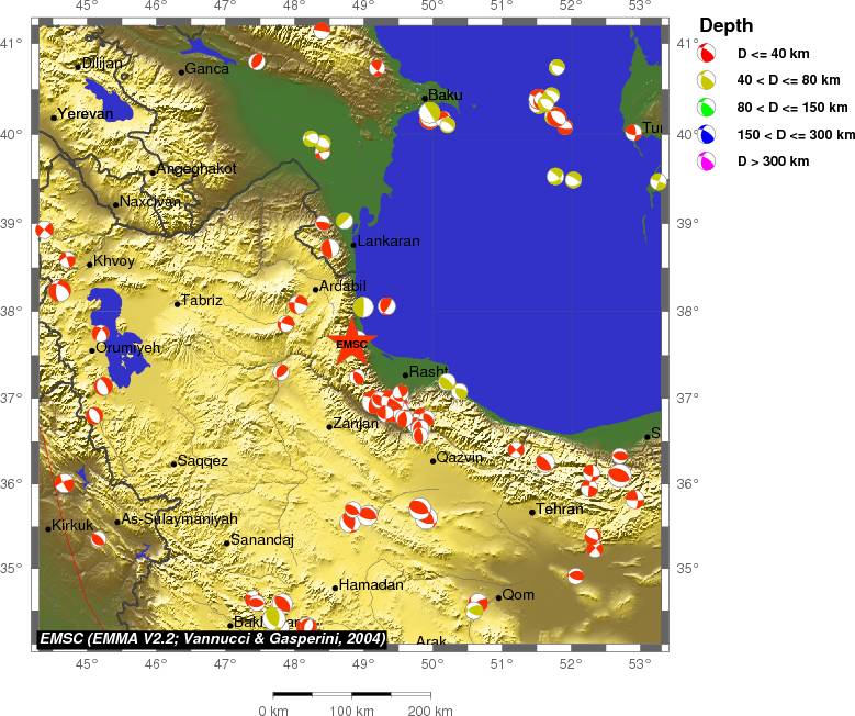 Regional moment Tensor