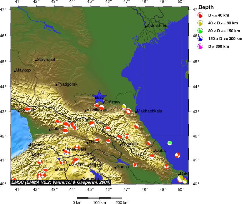 Regional moment Tensor
