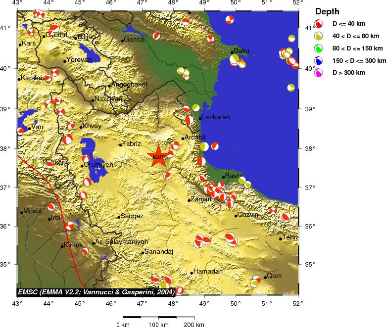 Regional moment Tensor