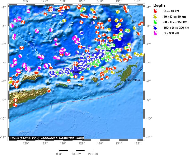 Regional moment Tensor