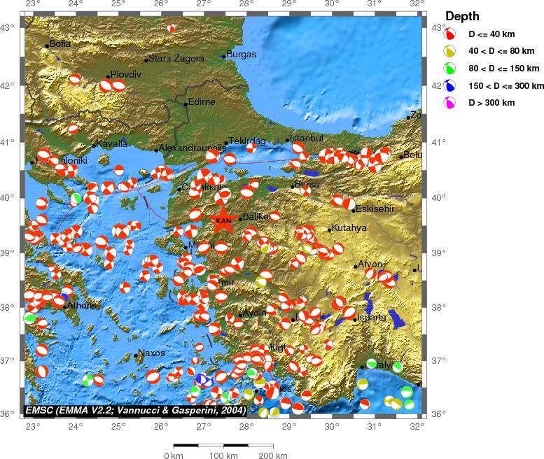 Regional moment Tensor