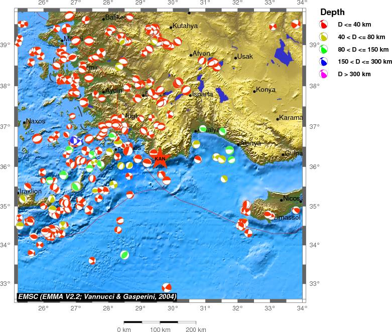 Regional moment Tensor