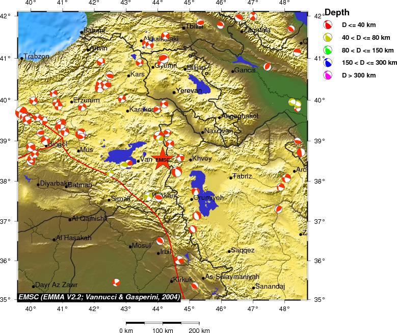 Regional moment Tensor