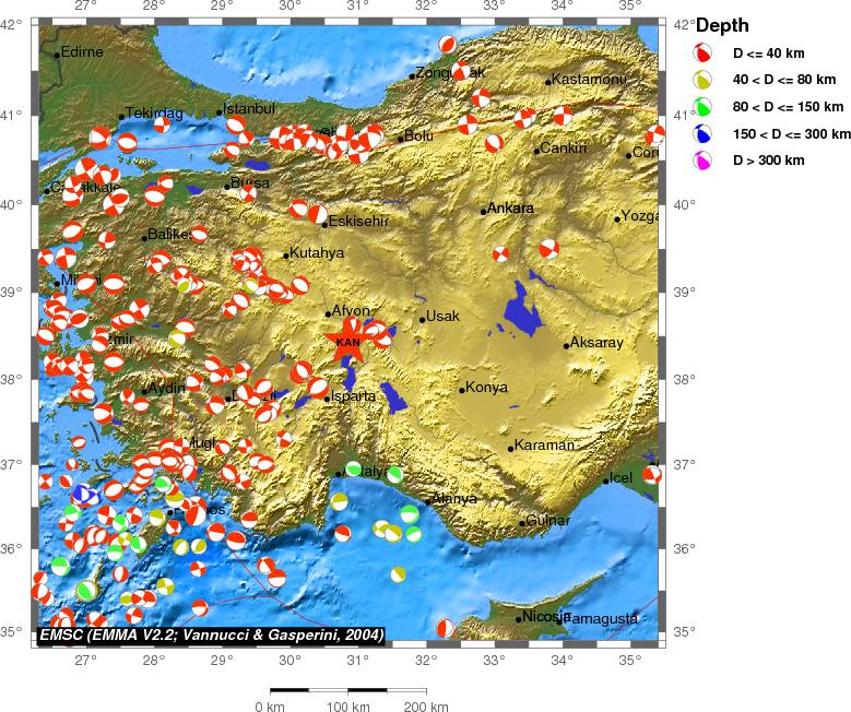 Regional moment Tensor
