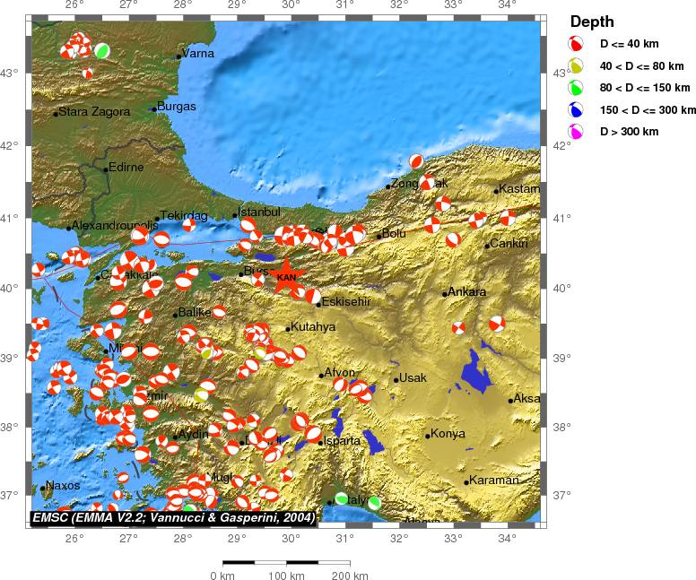 Regional moment Tensor