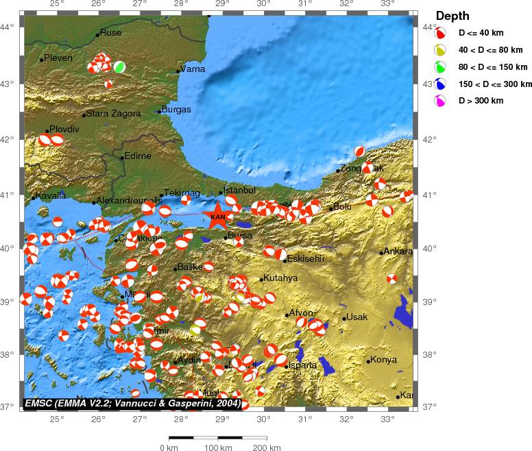 Regional moment Tensor