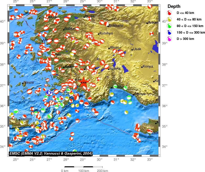 Regional moment Tensor