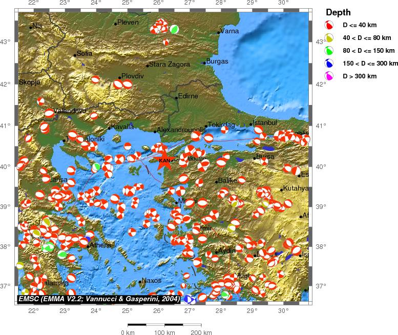 Regional moment Tensor