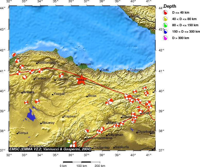 Regional moment Tensor