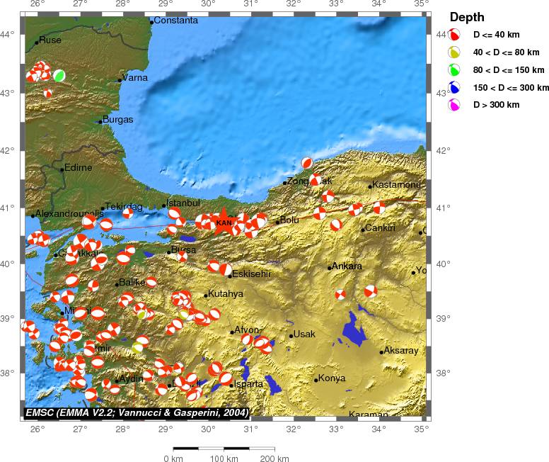 Regional moment Tensor