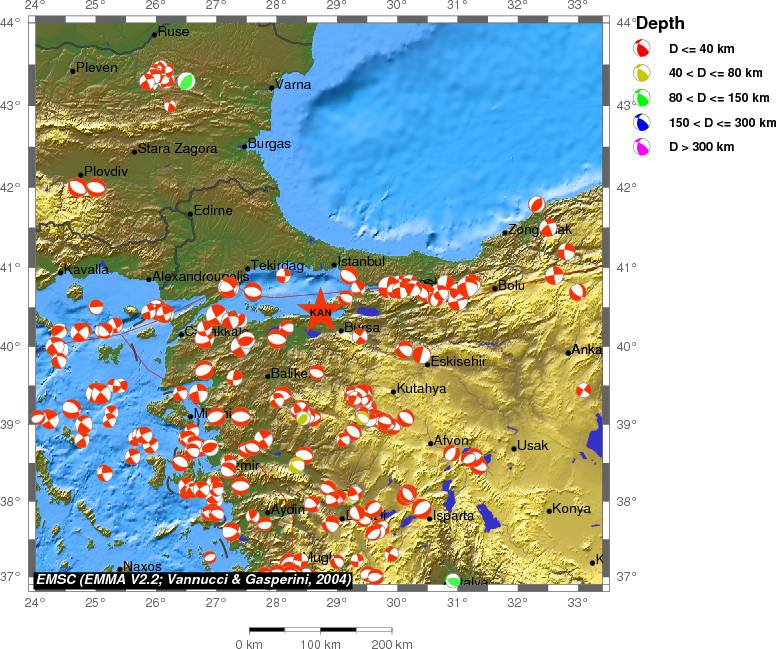 Regional moment Tensor