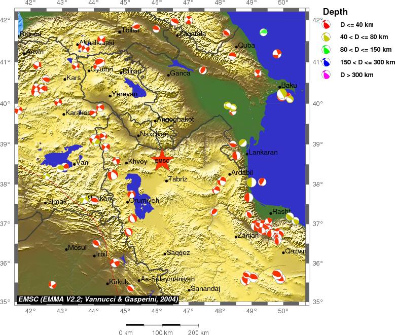 Regional moment Tensor