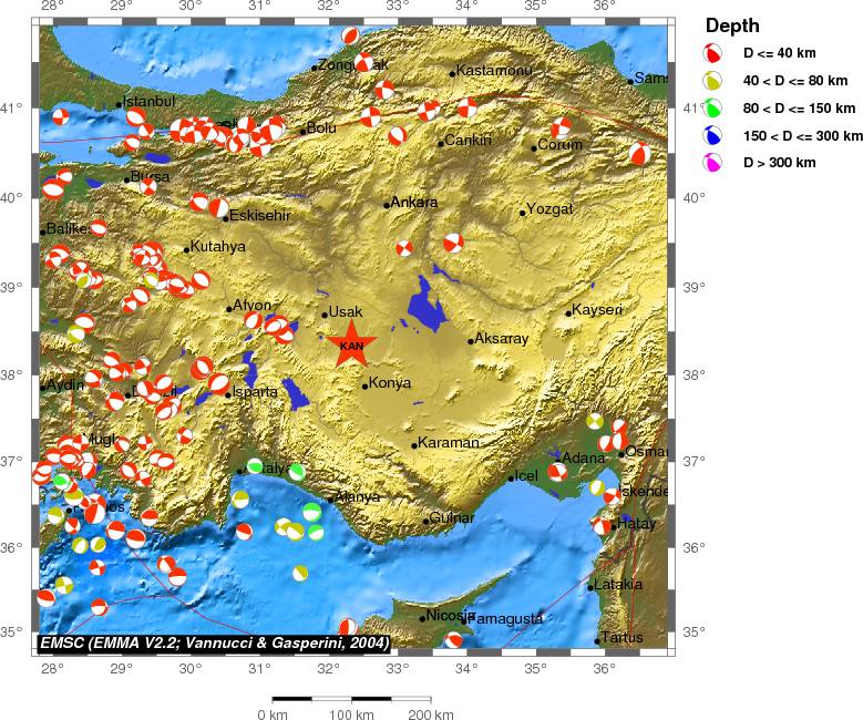 Regional moment Tensor