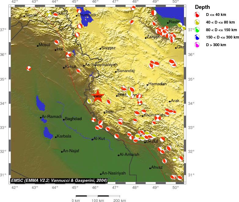 Regional moment Tensor