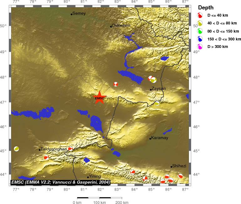 Regional moment Tensor