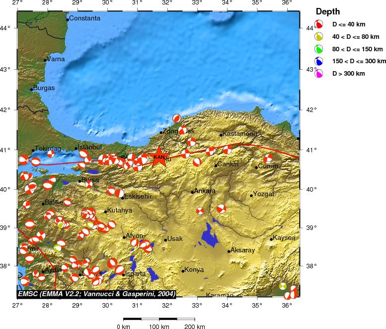 Regional moment Tensor