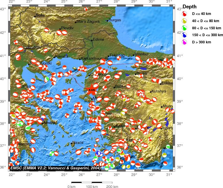 Regional moment Tensor