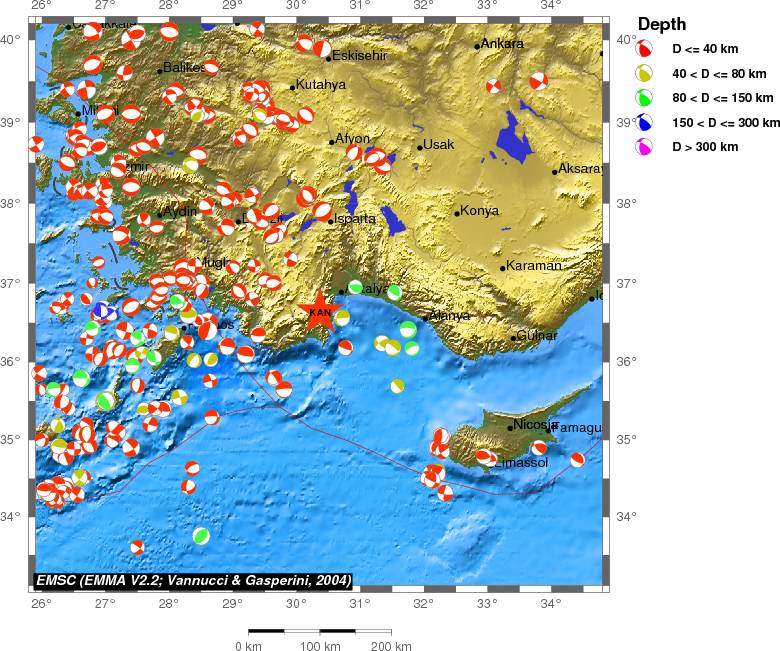 Regional moment Tensor