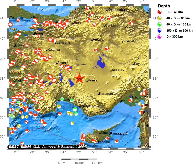 Regional moment Tensor