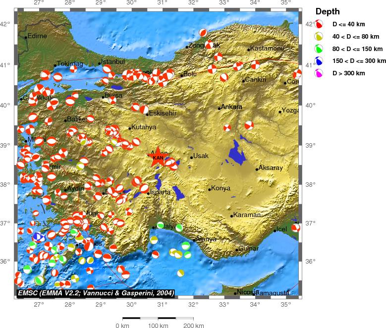 Regional moment Tensor