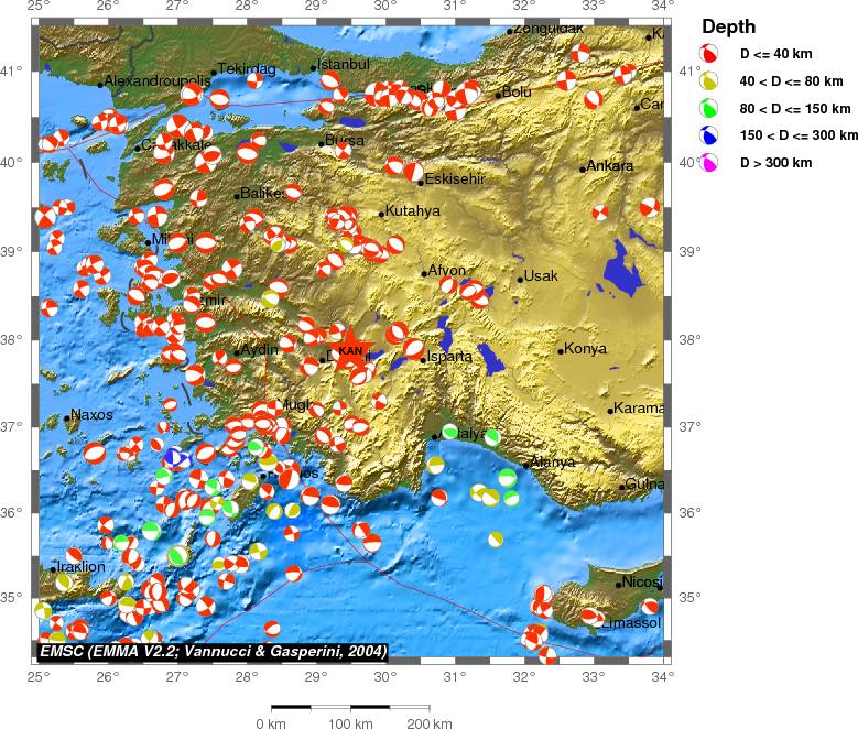 Regional moment Tensor
