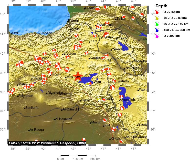 Regional moment Tensor