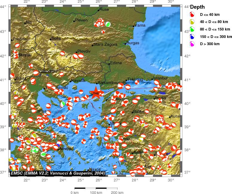 Regional moment Tensor