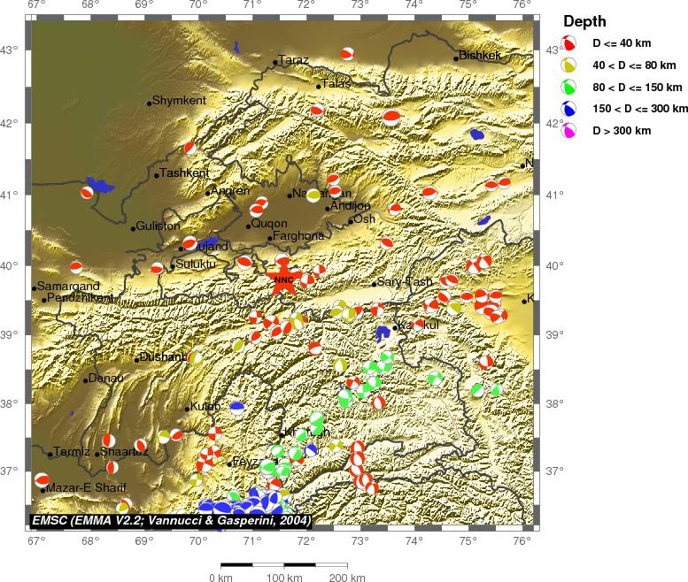 Regional moment Tensor