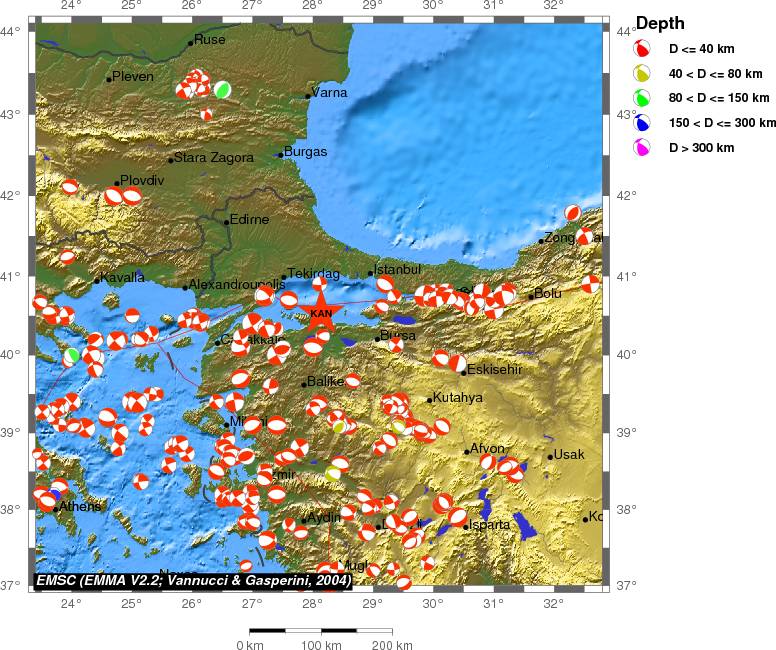 Regional moment Tensor
