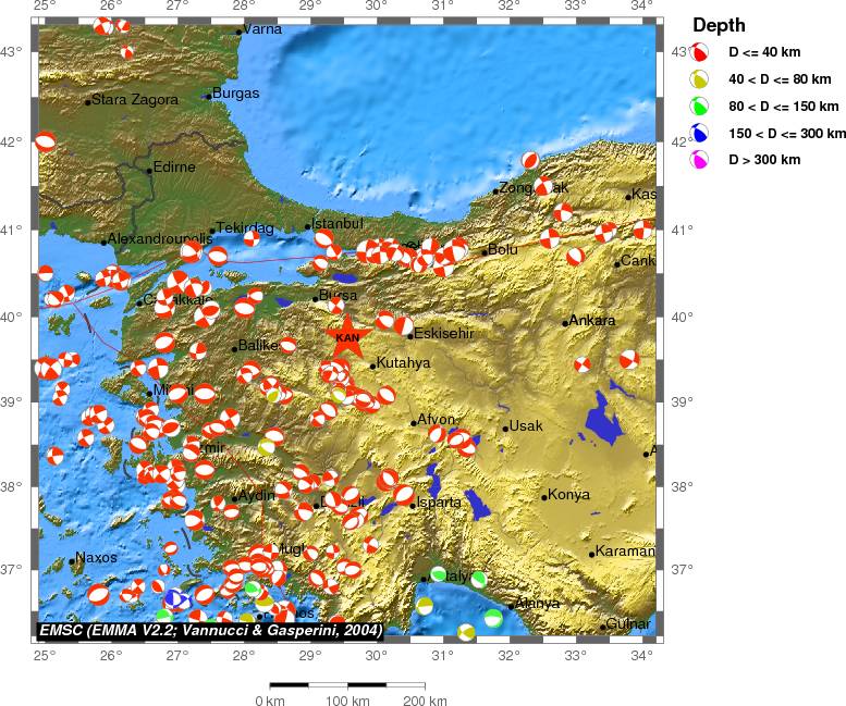 Regional moment Tensor