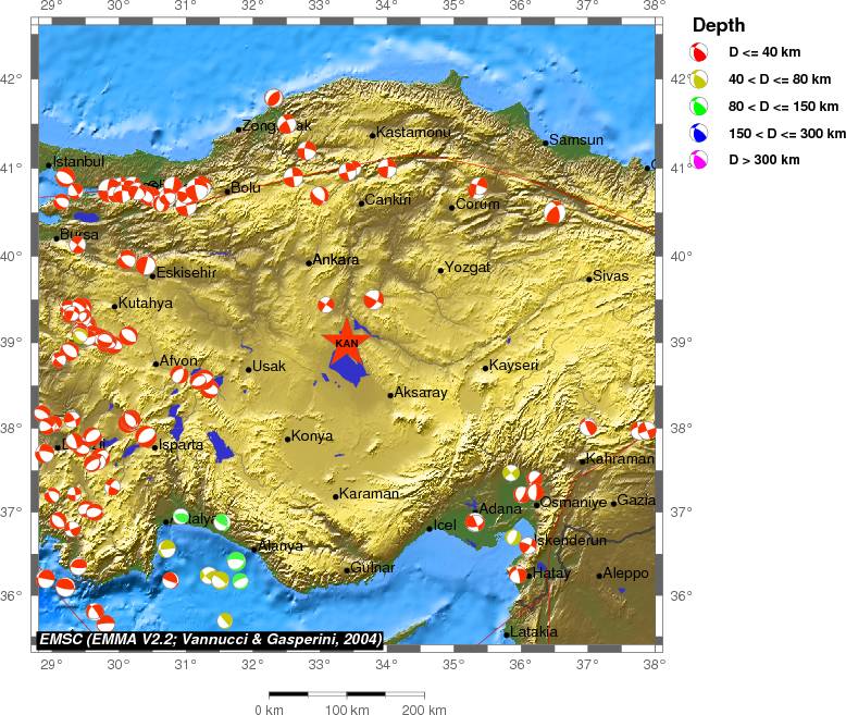 Regional moment Tensor