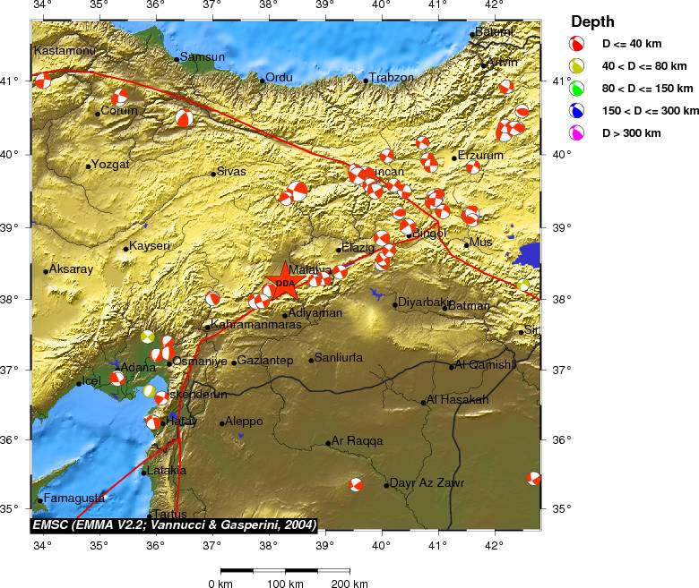 Regional moment Tensor