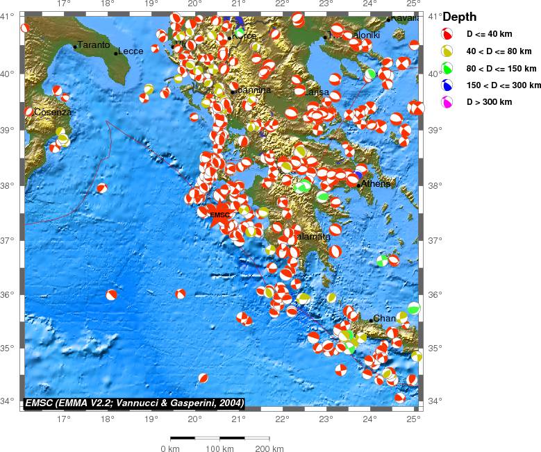 Regional moment Tensor