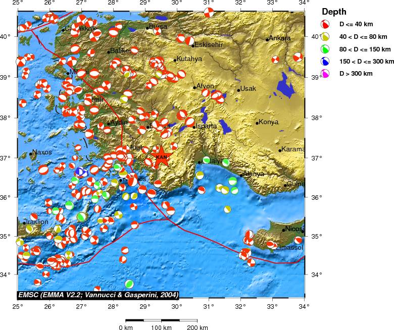 Regional moment Tensor