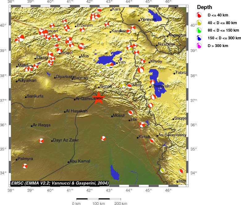 Regional moment Tensor