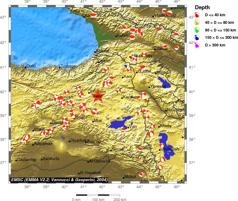 Regional moment Tensor