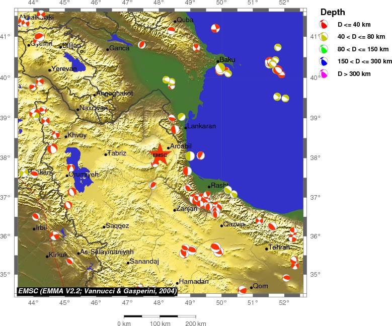 Regional moment Tensor