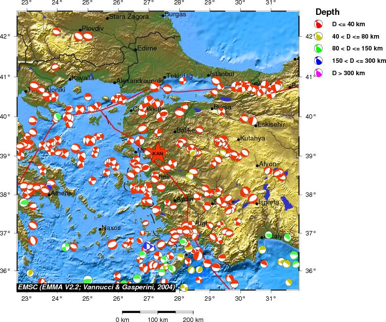 Regional moment Tensor